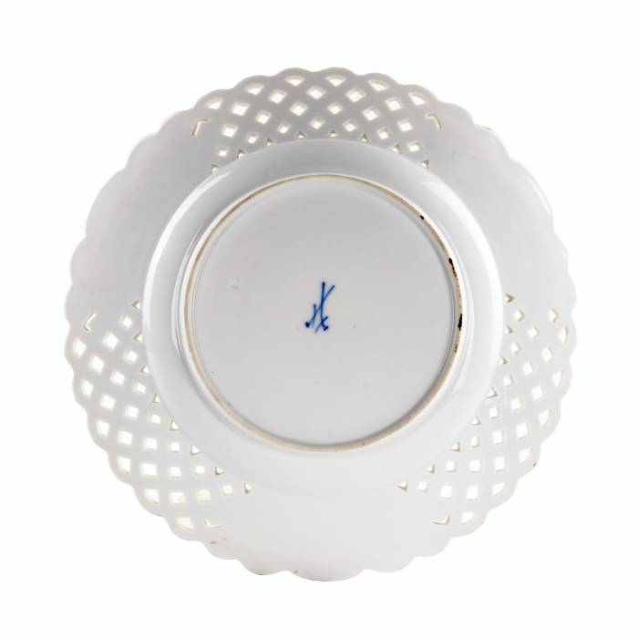 Assiette decorative de Meissen. 