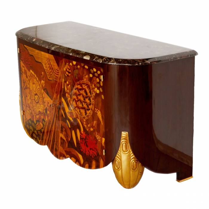 Luxurious dresser in art deco style. 