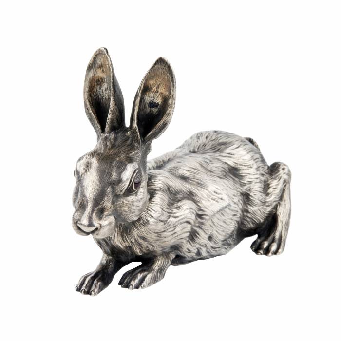 Silver hare bell 84 samples. Victor Aarne. Faberge. St. Petersburg. At the turn of 1900 