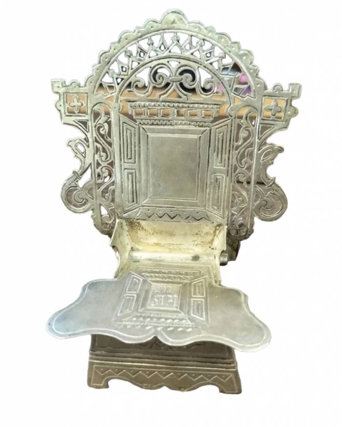 Salière Tabouret argent Russie, fin 19e siècle