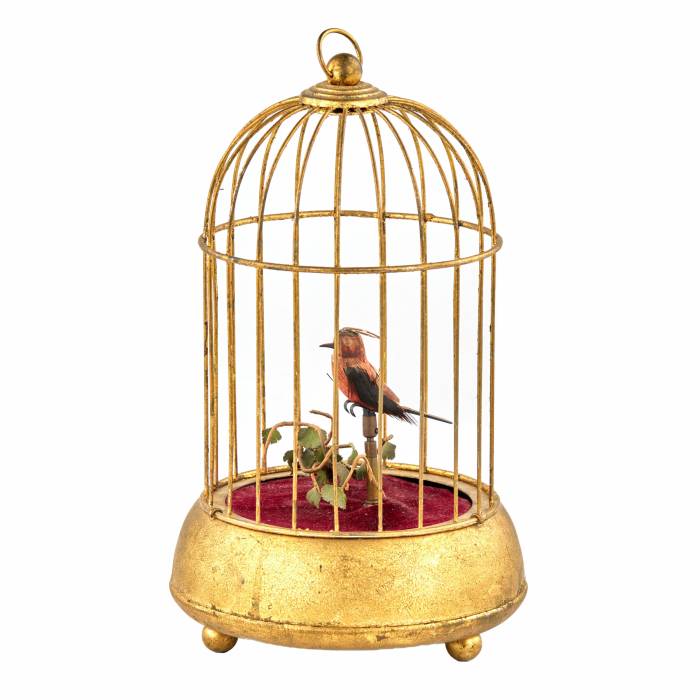 Jouet musical - Oiseau en cage. 