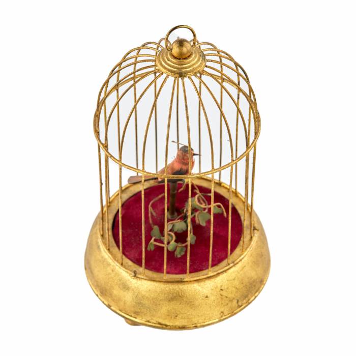 Jouet musical - Oiseau en cage. 