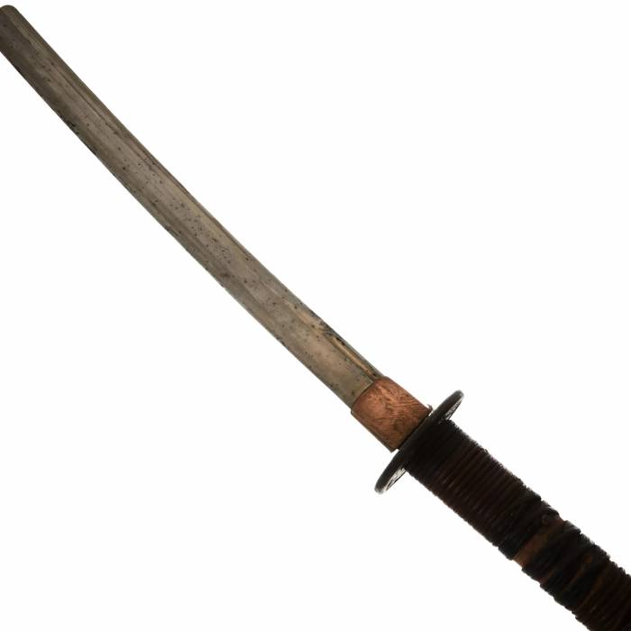 Japanese traditional Naginata spear, Shinshinto period, 1781-1876. 