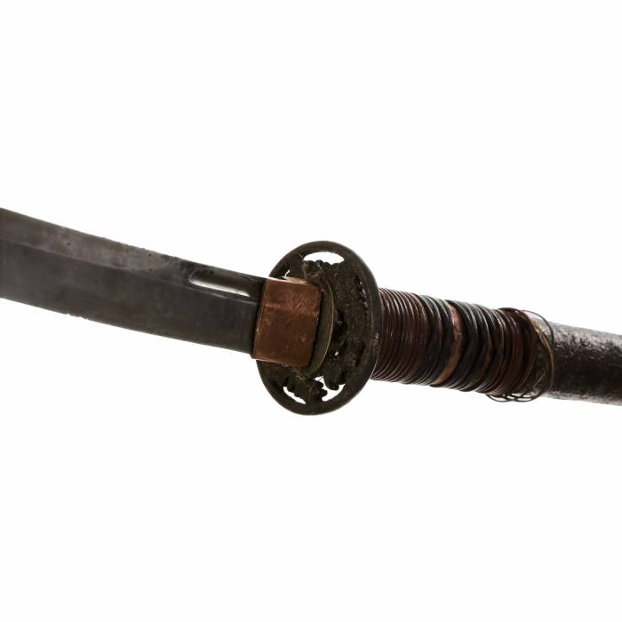 Japanese traditional Naginata spear, Shinshinto period, 1781-1876. 