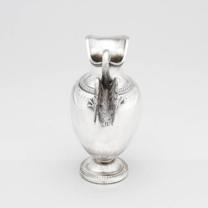 French jug, silver, Jean-Baptiste-Claude Odiot brand (Paris, 1819-1838)