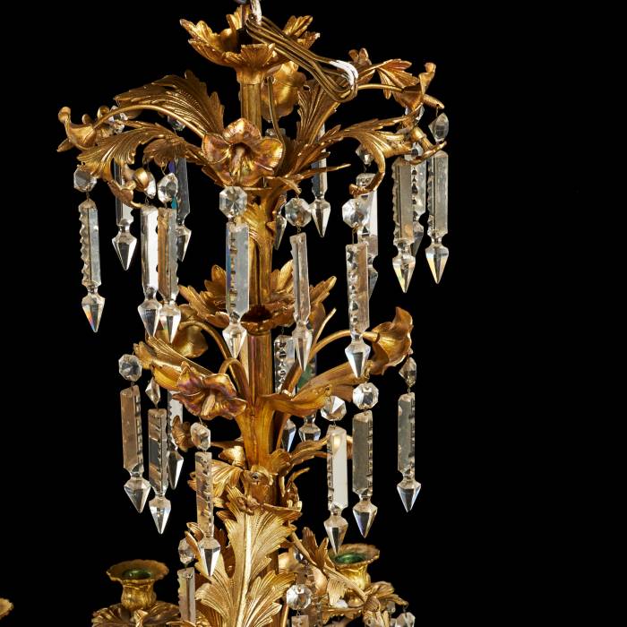 Chandelier in Napoleon III style. End of the 19th century. 