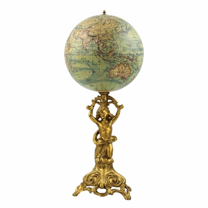 Le globe. Ludwig Julius Heymann.1900. 