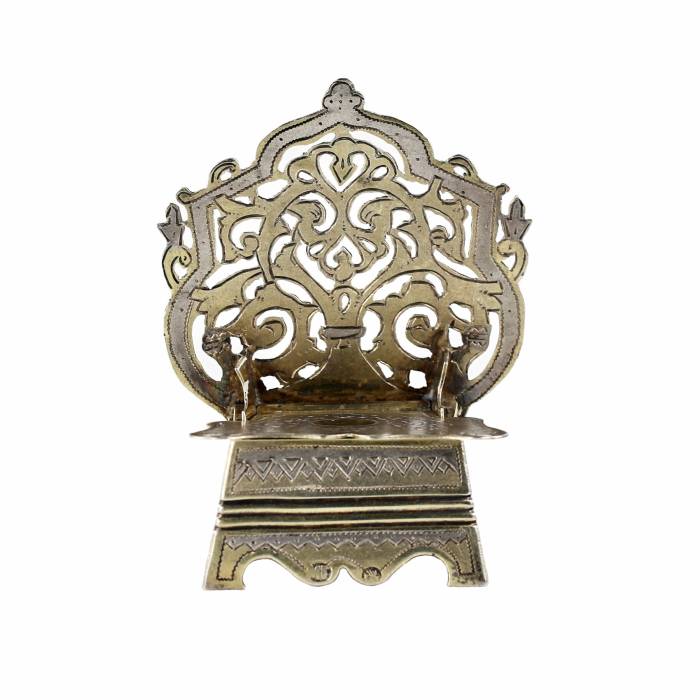 Salière en argent de style russe. Moscou, 1891. 