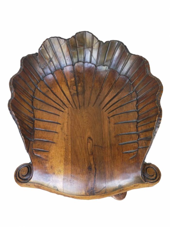 Tabouret en noyer.XIXe siècle.France 
