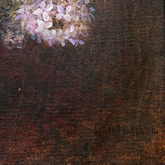 G. Kondratenko. Lilac still life, last quarter of the 19th century. 