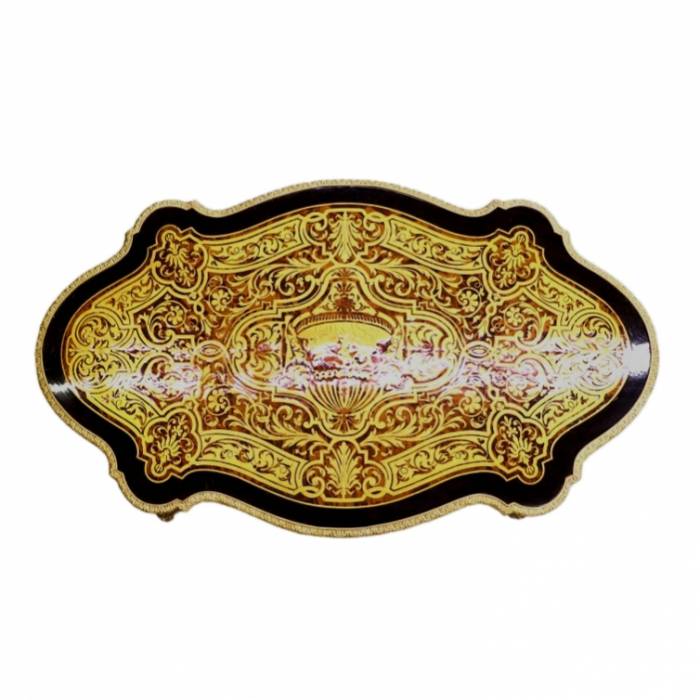 Table made in Boulle technique. 19th century 