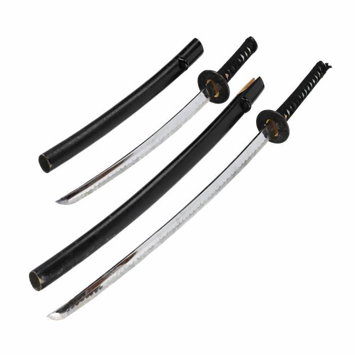 Pair of Japanese swords. 
