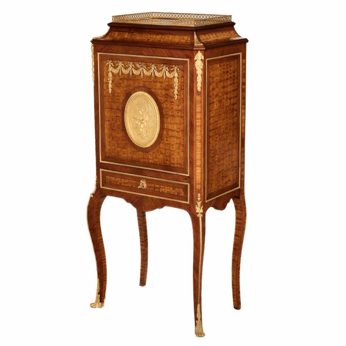 Magnifique secretaire de dames, second empire, dans un strict goût neoclassique. 