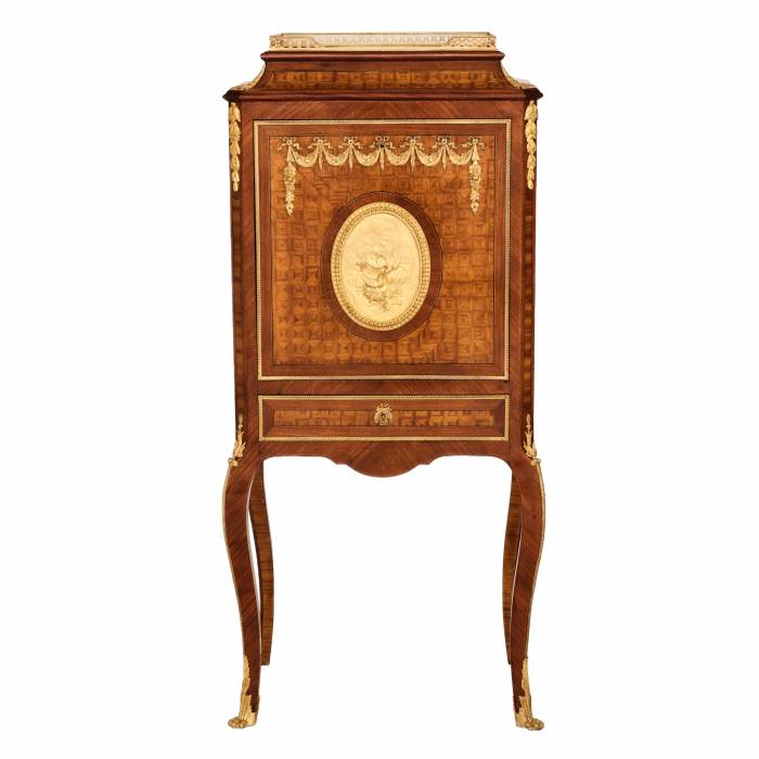 Magnifique secretaire de dames, second empire, dans un strict goût neoclassique. 