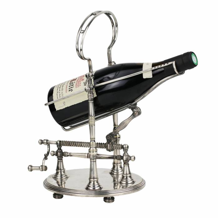 Magnificent carriage with a gate mechanism for pouring drinks. Christofle. 