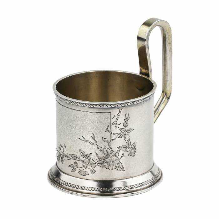 Russian, silver coaster of the turn of the 19th-20th centuries. 