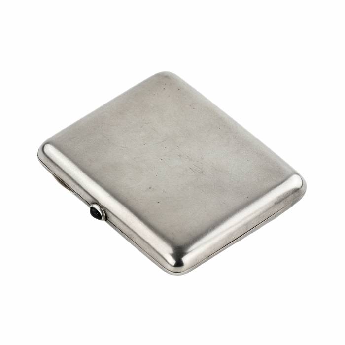 Soviet, silver cigarette case overlooking Red Square. Kyiv. 1930-58 