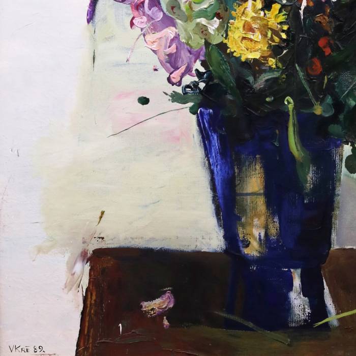 Valdis Kreslinsch. Fleurs. Nature morte. 