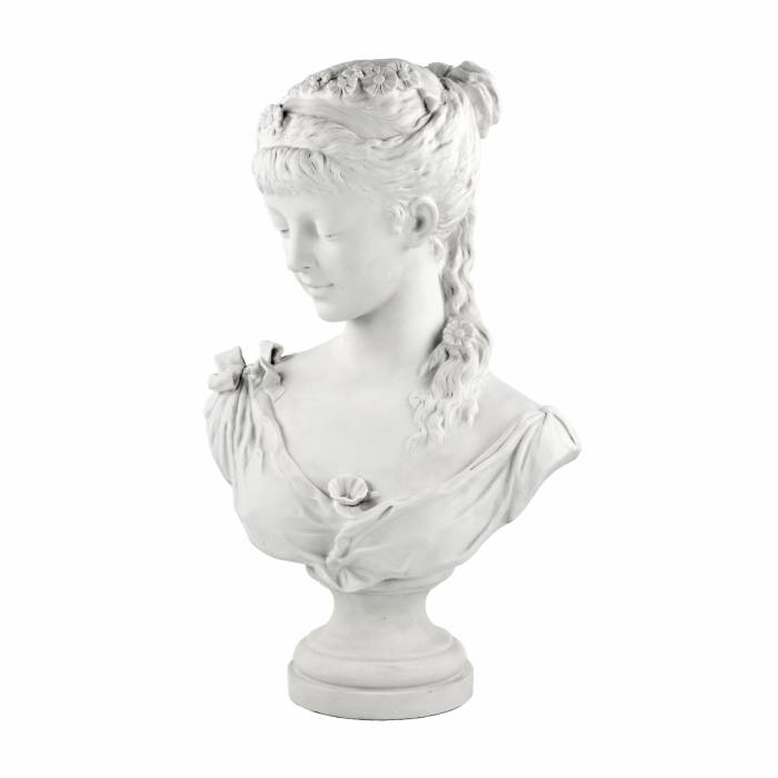 Bust of a young girl. 