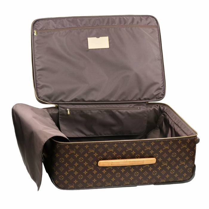 Leather travel suitcase Louis Vuitton Monogram Pegase Legere 65 Suitcase. 