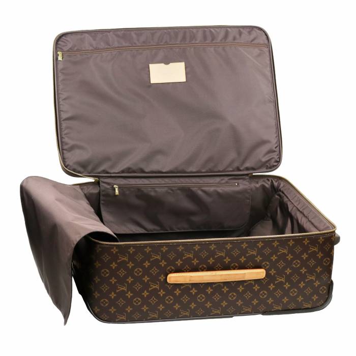 Valise de voyage en cuir Valise Louis Vuitton Monogram Pegase Legere 65. 