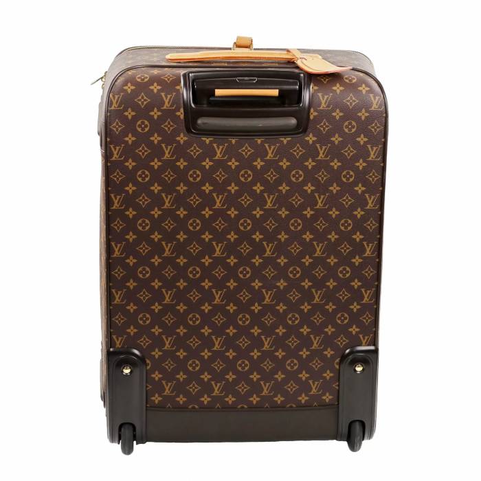 Leather travel suitcase Louis Vuitton Monogram Pegase Legere 65 Suitcase. 