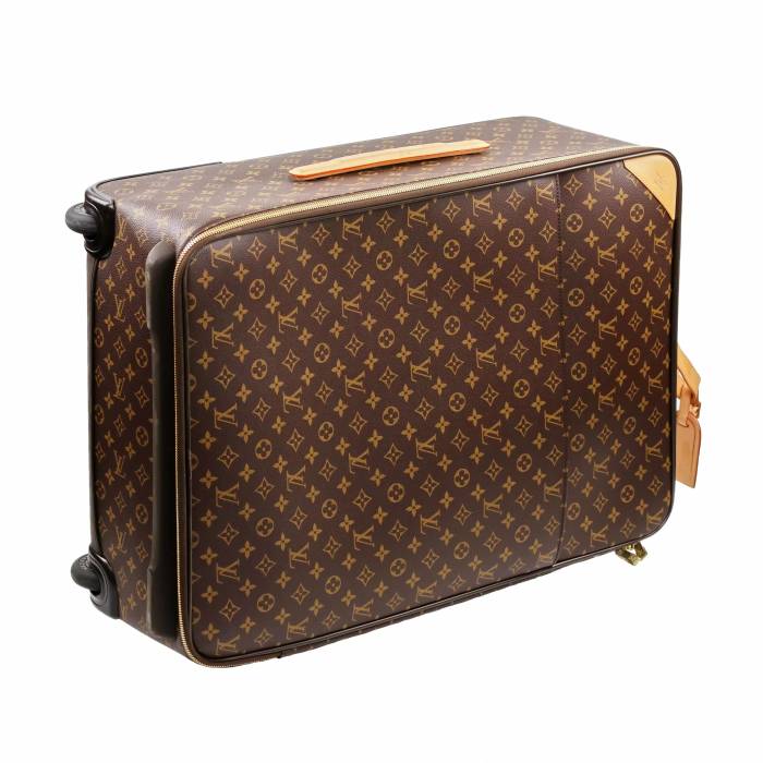 Leather travel suitcase Louis Vuitton Monogram Pegase Legere 65 Suitcase. 