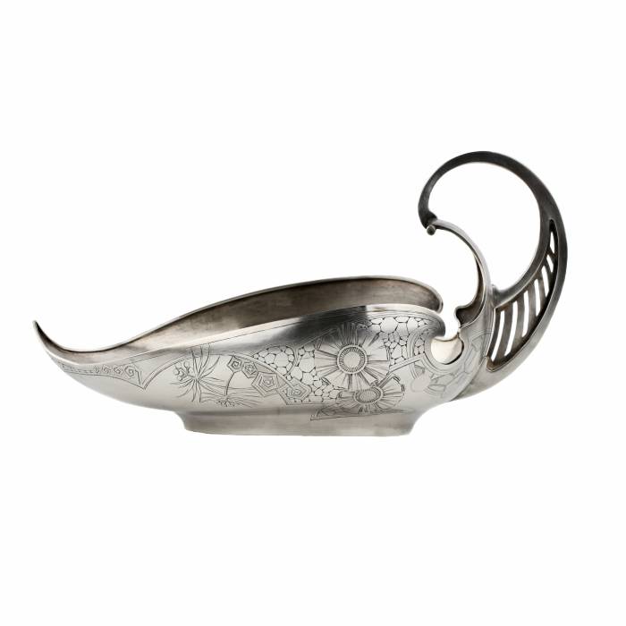 Art Nouveau silver ladle, 5th Moscow Artel, 1908-1917 