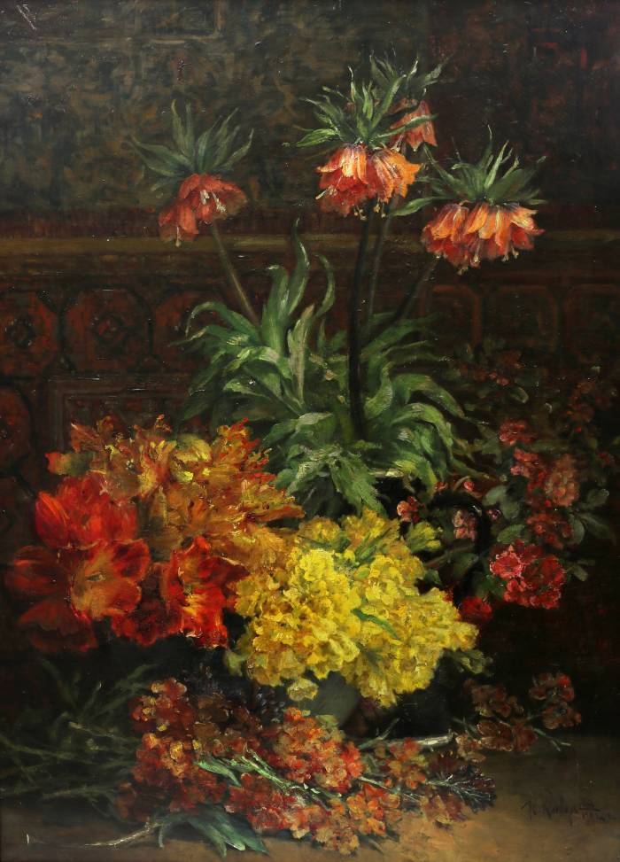 Nature morte aux fleurs. Klever Julius Yulievich (fils). 1902 