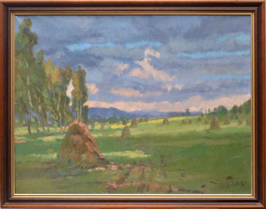 Paysage d&39;été (ancienne vallée de Koknese) 