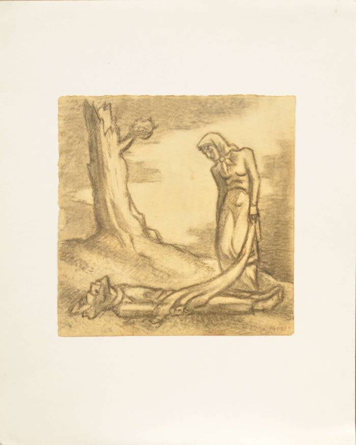 Peinture Réfugiés de Niklavs Strunke 