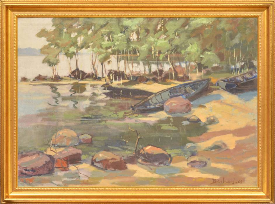 Лодки в реке 