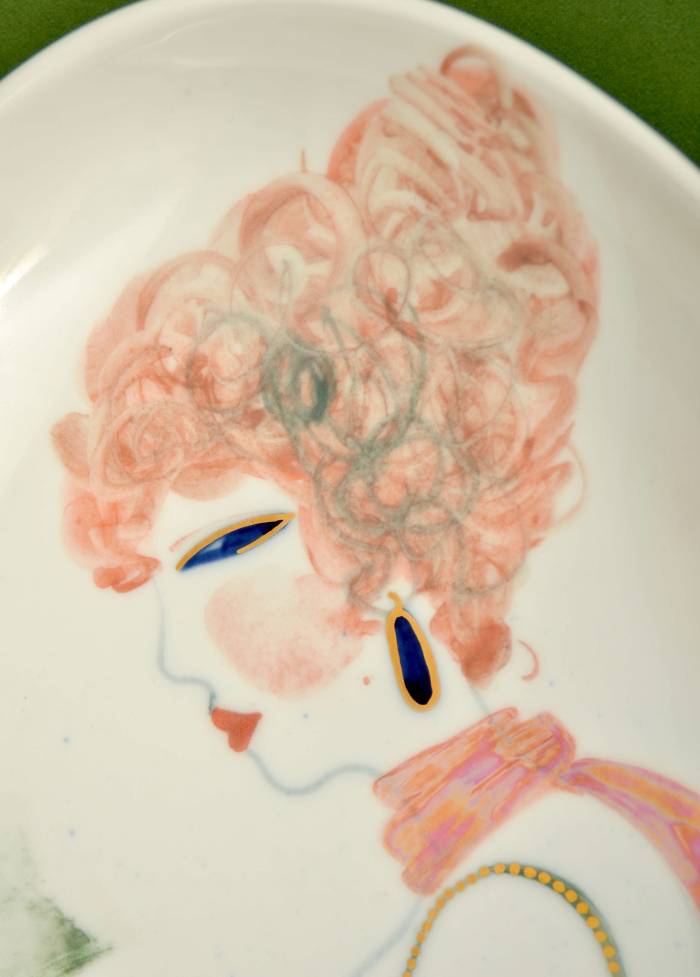 Handpainted plate