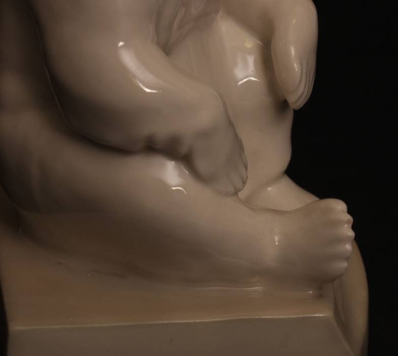 Porcelāna grāmatu turētājs Baltais lācis 
