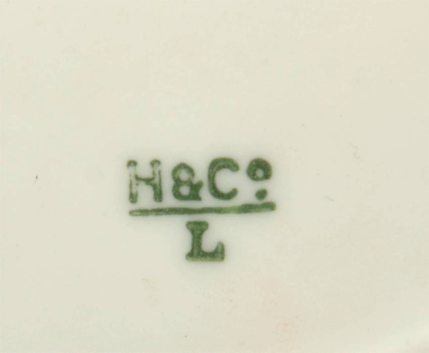 Assiette en porcelaine française de Wilhelms Timms (1820-1895) 