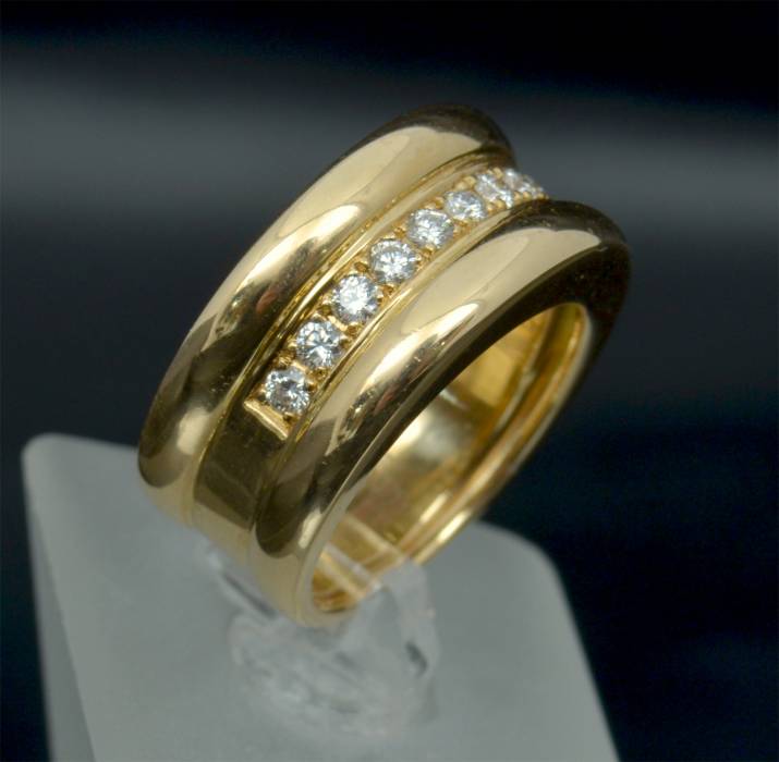 Chopard Strada zelta gredzens ar dimantiem 