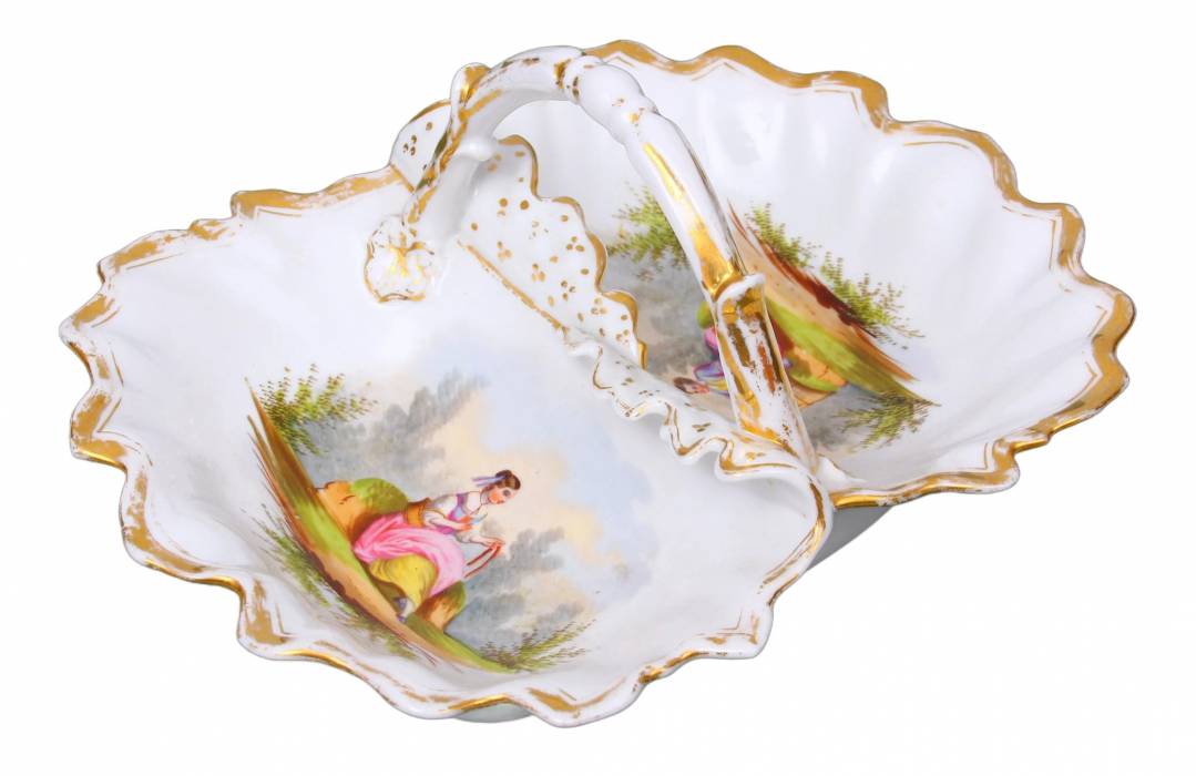 Porcelāna augļu bļoda 