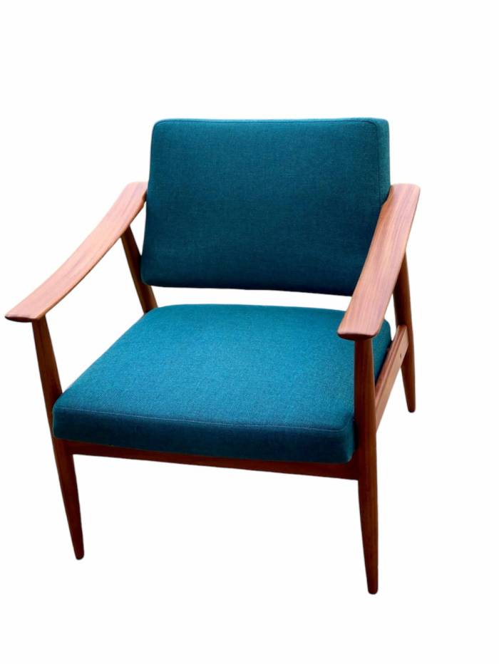  Torbjörn Afdal “Eno” Easy Chair – Teak Mid-Century Modern Armchair, Norway, 1960s