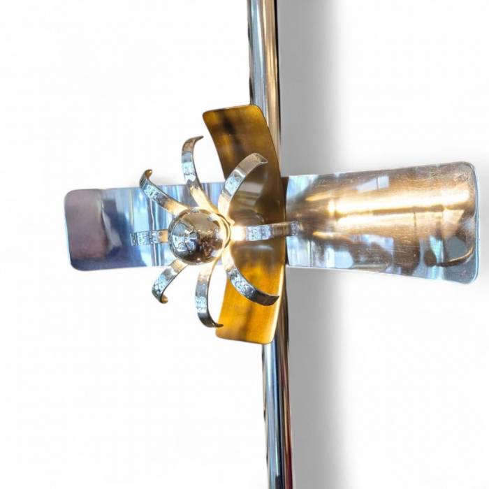 Rare Italian Space Age Floor Lamp with Floating Light Modules, 1970s