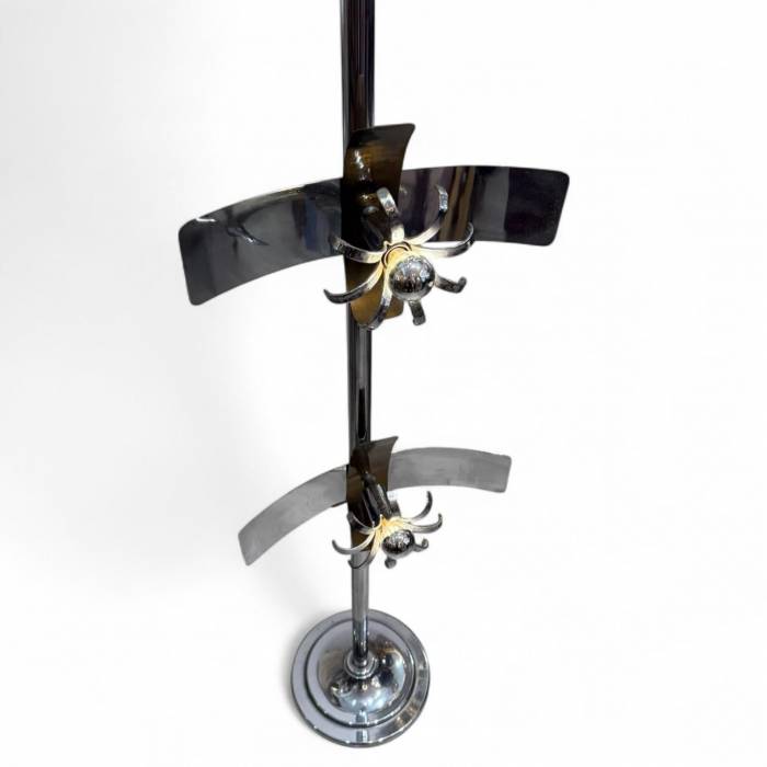 Rare Italian Space Age Floor Lamp with Floating Light Modules, 1970s