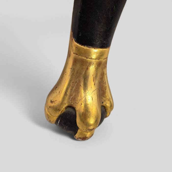 Maison ROMÉO champagne cooler, Wood and gilt bronze, circa 1970