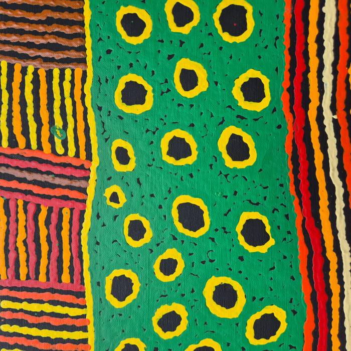 Maringka Baker, Minma Jukurrpa, Acrylic on canvas, 2013
