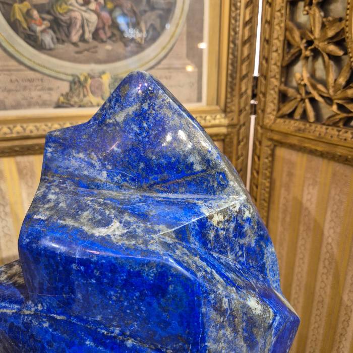 Large Polished Lapis Lazuli from Afghanistan in its Natural Form