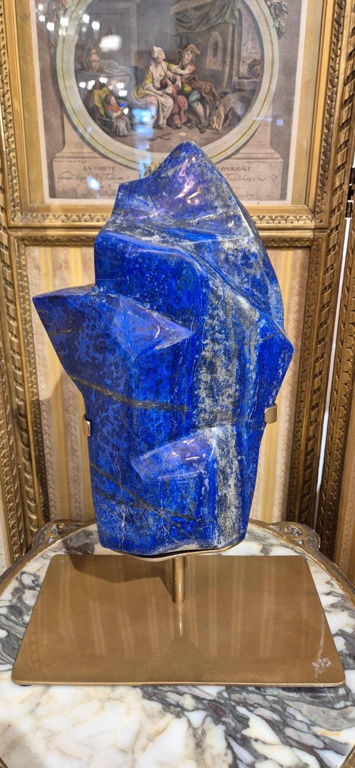 Large Polished Lapis Lazuli from Afghanistan in its Natural Form