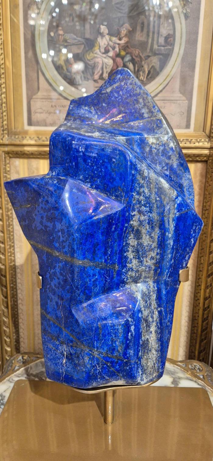 Large Polished Lapis Lazuli from Afghanistan in its Natural Form