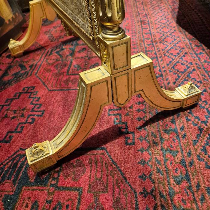 Louis XV style gilded wood firescreen, 19th century