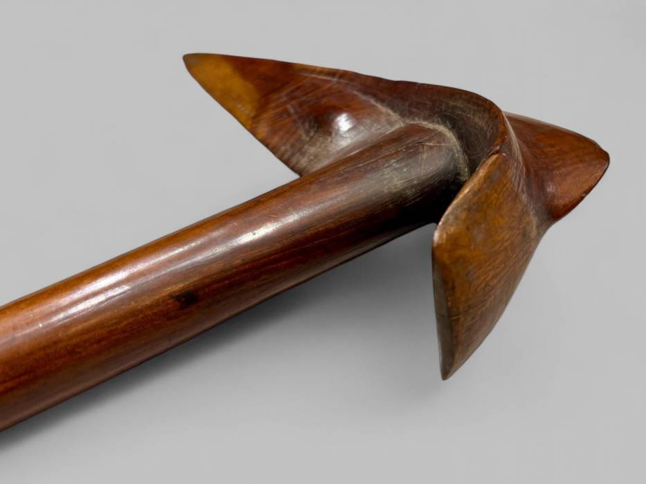 Rare Kanak kagu Wooden Bird Beak Puzzle, New Caledonia, 19th Century