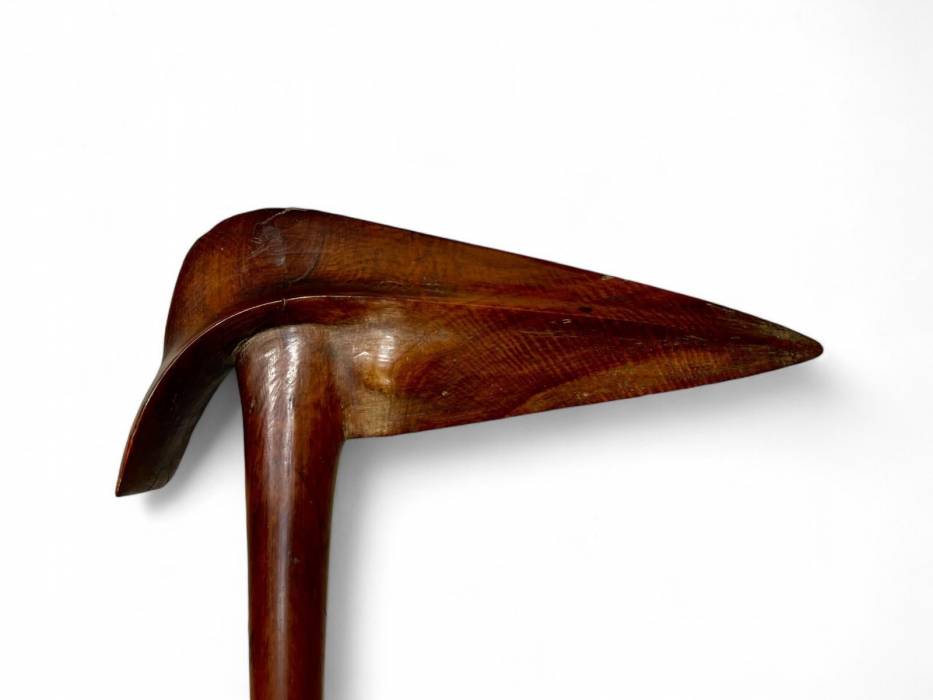 Rare Kanak kagu Wooden Bird Beak Puzzle, New Caledonia, 19th Century
