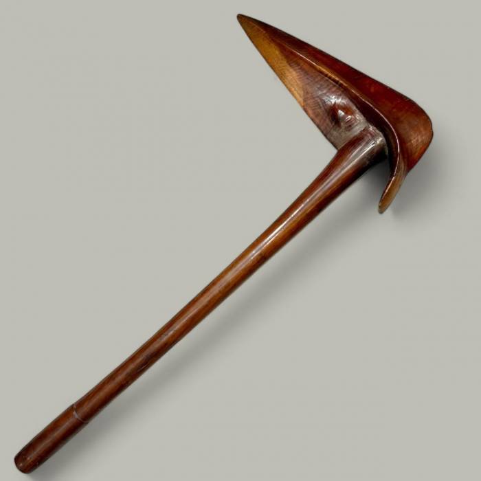 Rare Kanak kagu Wooden Bird Beak Puzzle, New Caledonia, 19th Century