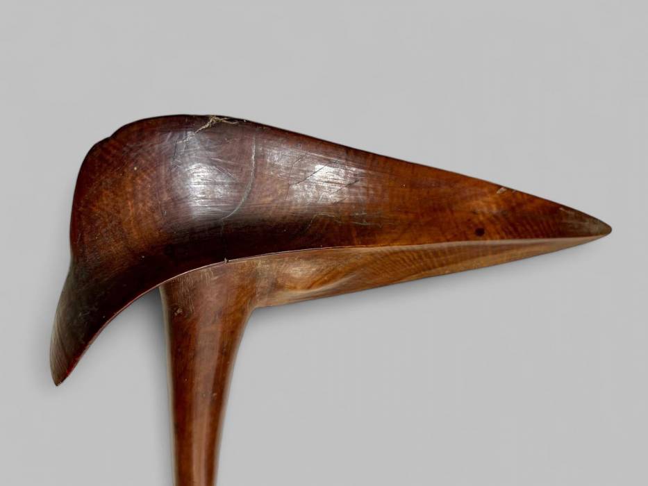 Rare Kanak kagu Wooden Bird Beak Puzzle, New Caledonia, 19th Century
